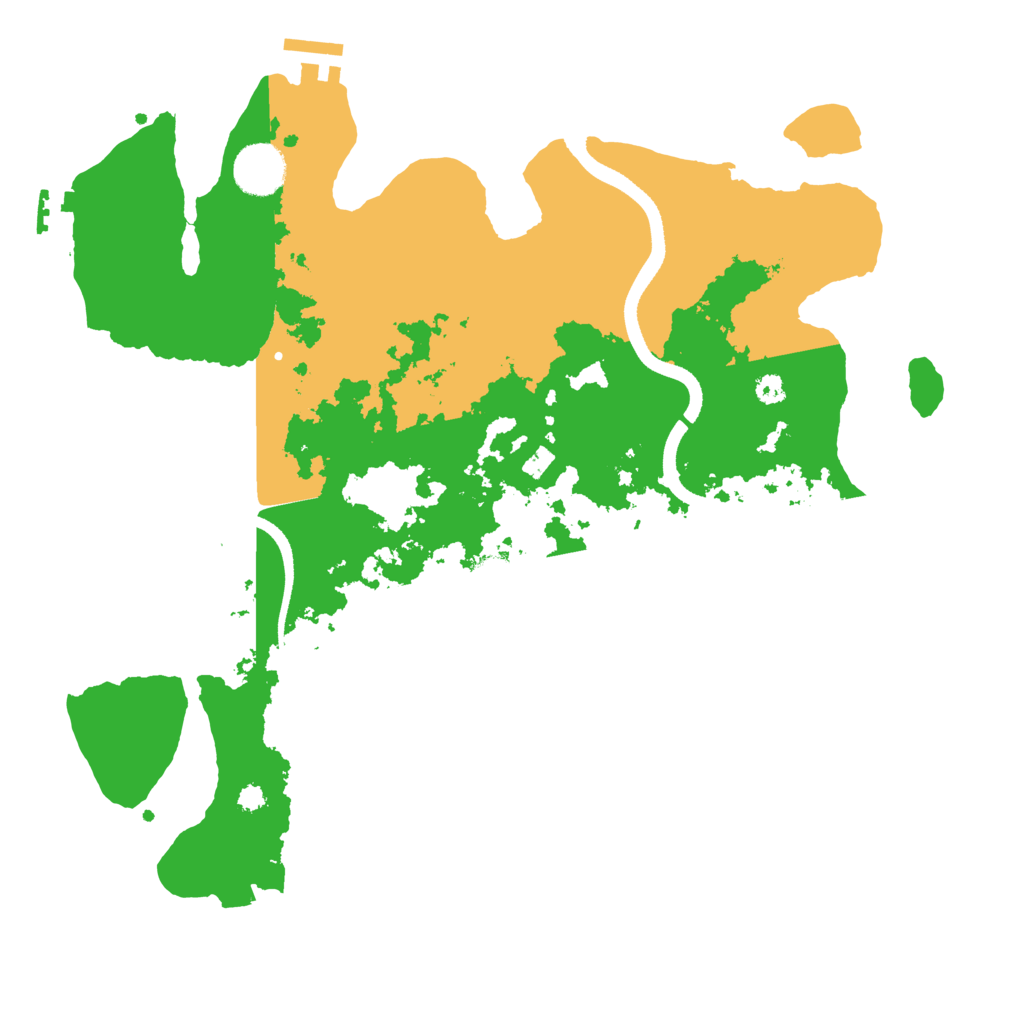 Biome Rust Map: Procedural Map, Size: 3500, Seed: 38533