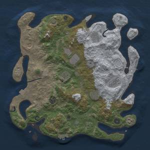 Thumbnail Rust Map: Procedural Map, Size: 3750, Seed: 1667522323, 17 Monuments