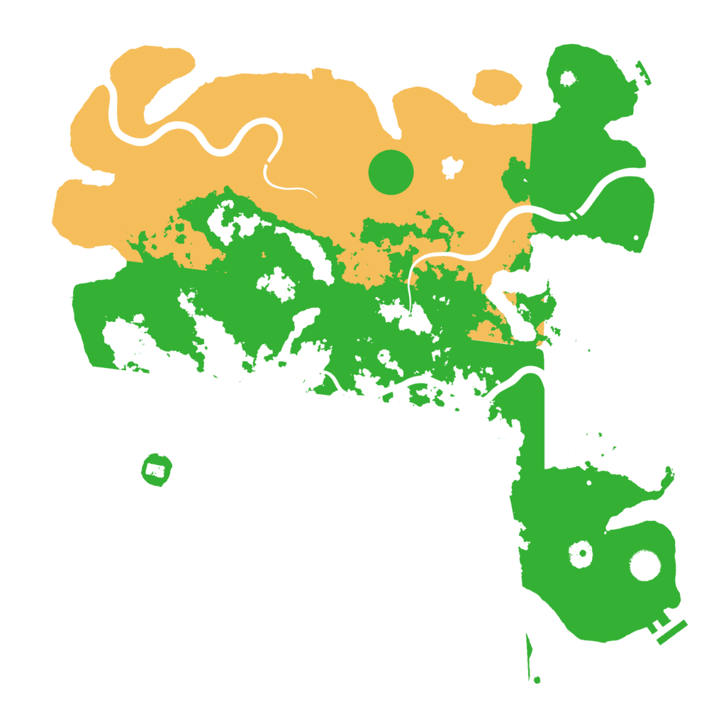 Biome Rust Map: Procedural Map, Size: 4250, Seed: 13029