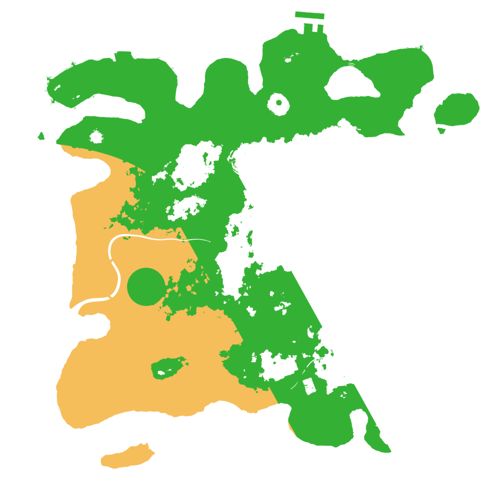 Biome Rust Map: Procedural Map, Size: 3500, Seed: 623835021