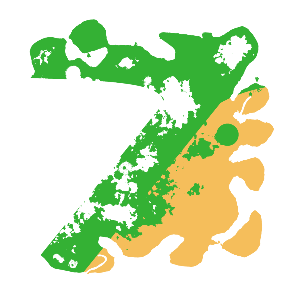 Biome Rust Map: Procedural Map, Size: 3500, Seed: 134927838
