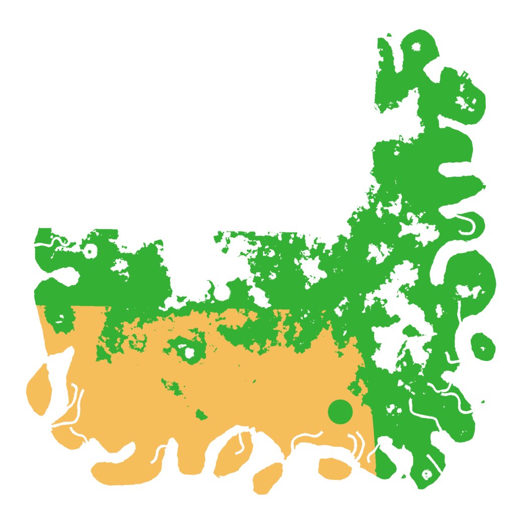 Biome Rust Map: Procedural Map, Size: 5500, Seed: 550433369