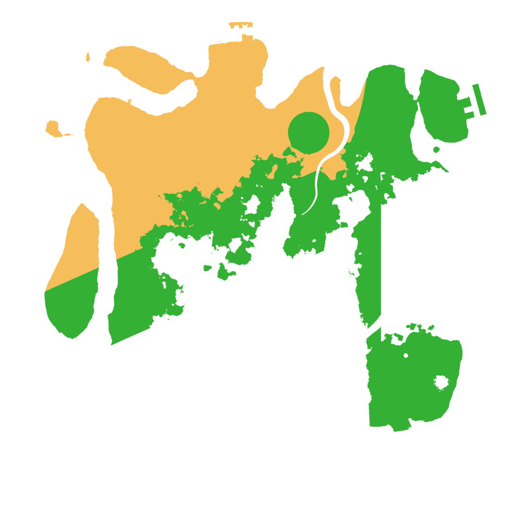 Biome Rust Map: Procedural Map, Size: 3250, Seed: 75336811