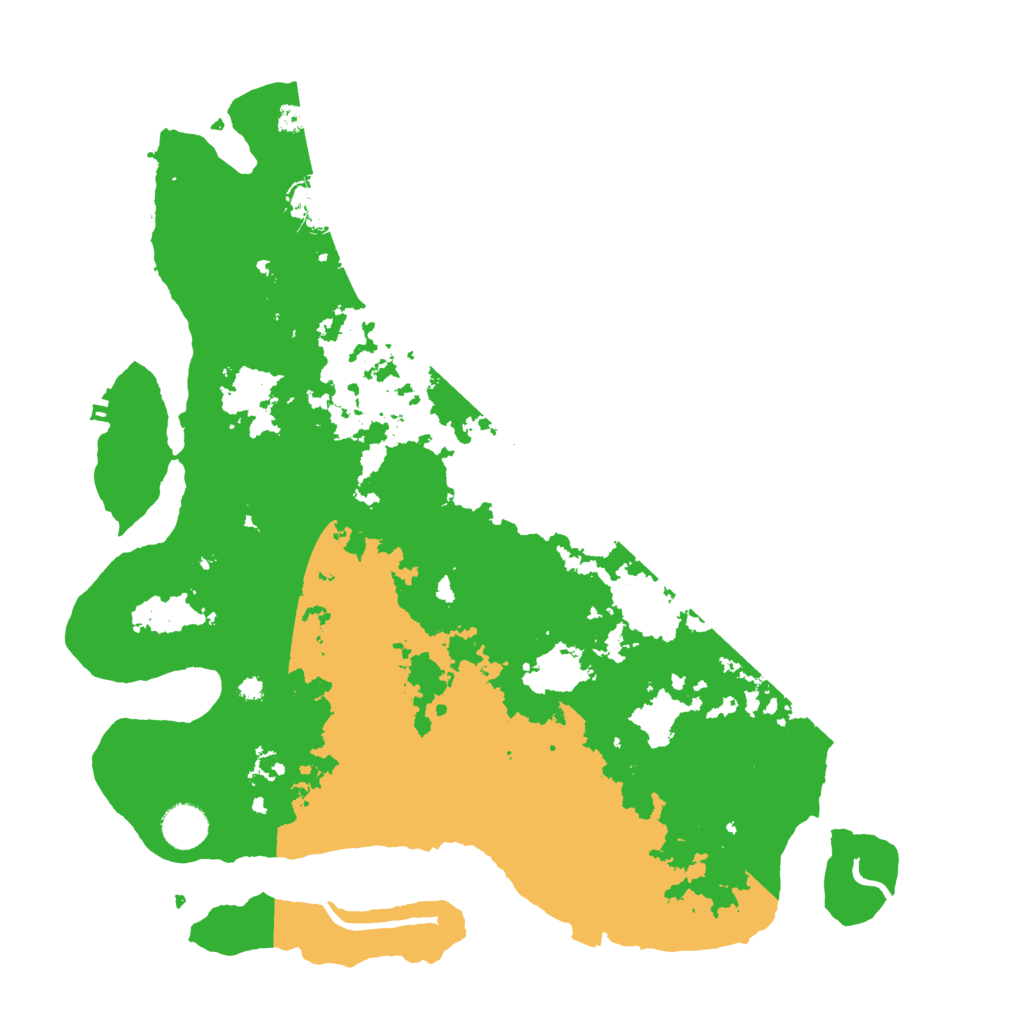 Biome Rust Map: Procedural Map, Size: 3950, Seed: 56846796