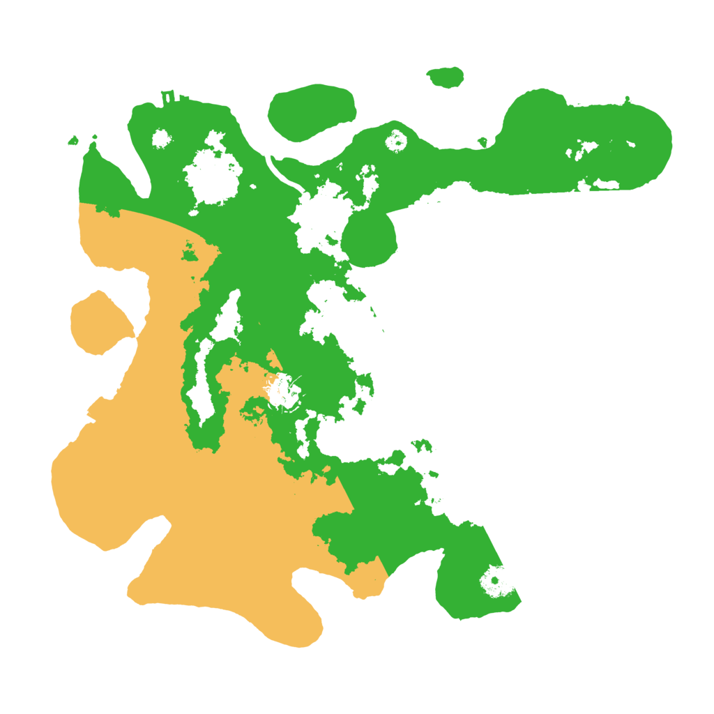 Biome Rust Map: Procedural Map, Size: 3500, Seed: 936196164