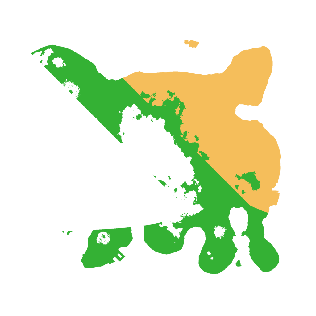 Biome Rust Map: Procedural Map, Size: 2500, Seed: 1608189234