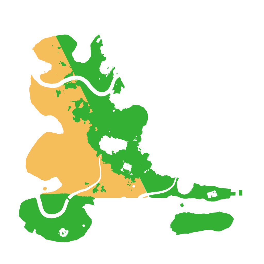 Biome Rust Map: Procedural Map, Size: 3000, Seed: 20945