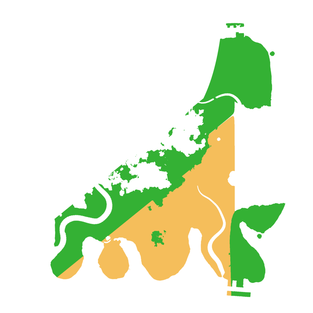 Biome Rust Map: Procedural Map, Size: 2675, Seed: 5673