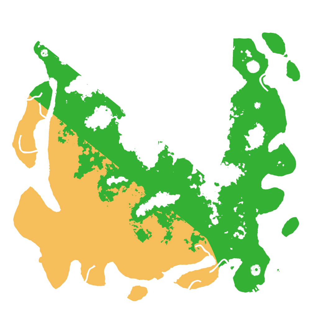 Biome Rust Map: Procedural Map, Size: 4500, Seed: 846196518