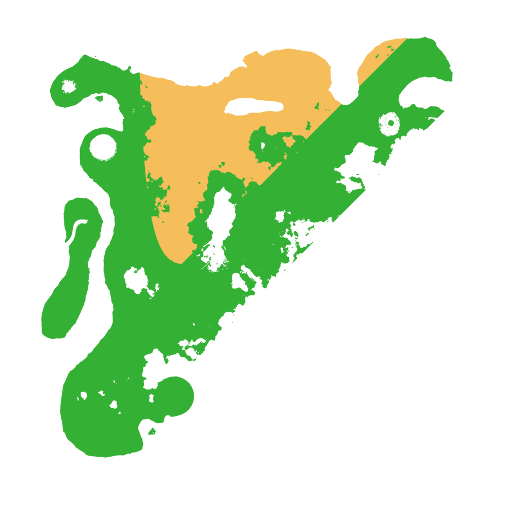 Biome Rust Map: Procedural Map, Size: 3500, Seed: 1174955036