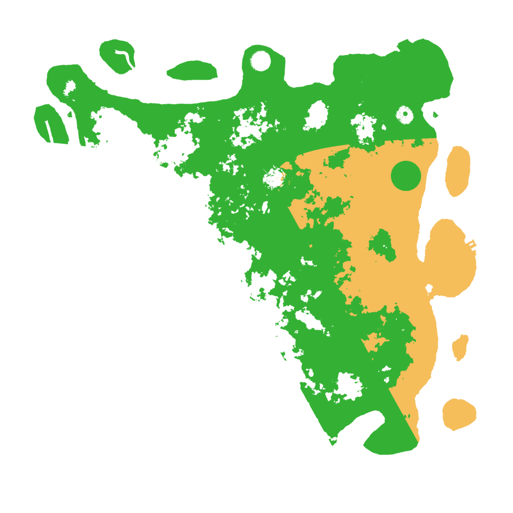 Biome Rust Map: Procedural Map, Size: 4500, Seed: 609350935