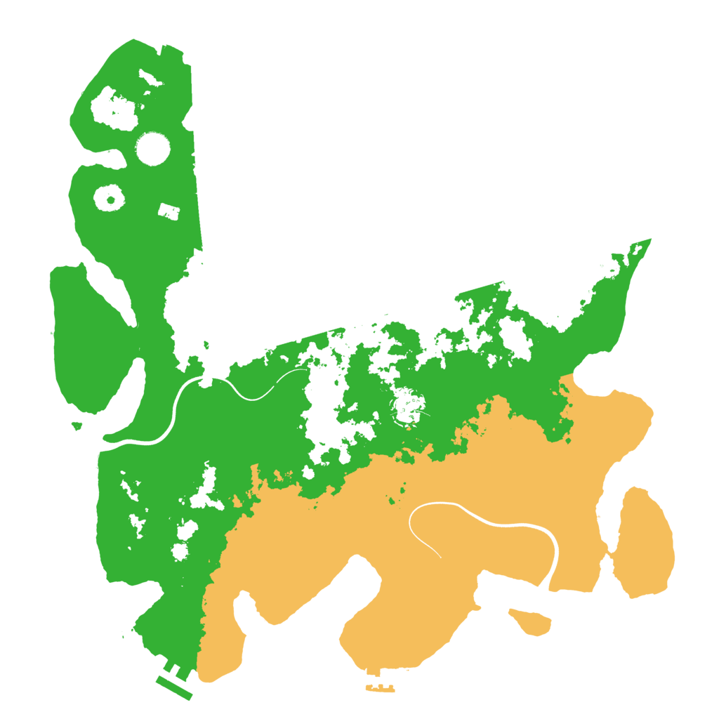 Biome Rust Map: Procedural Map, Size: 3750, Seed: 125072071