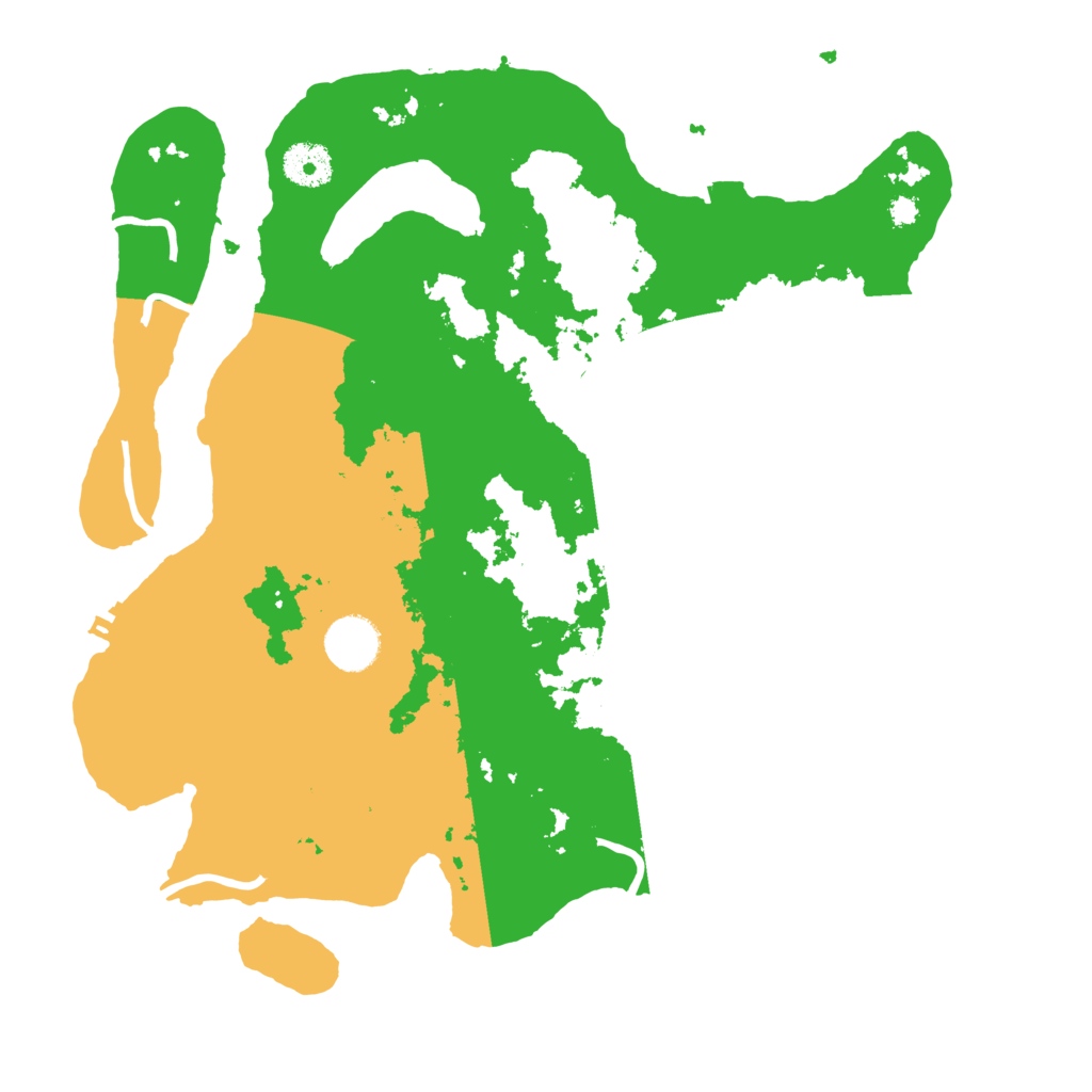 Biome Rust Map: Procedural Map, Size: 3500, Seed: 35145021