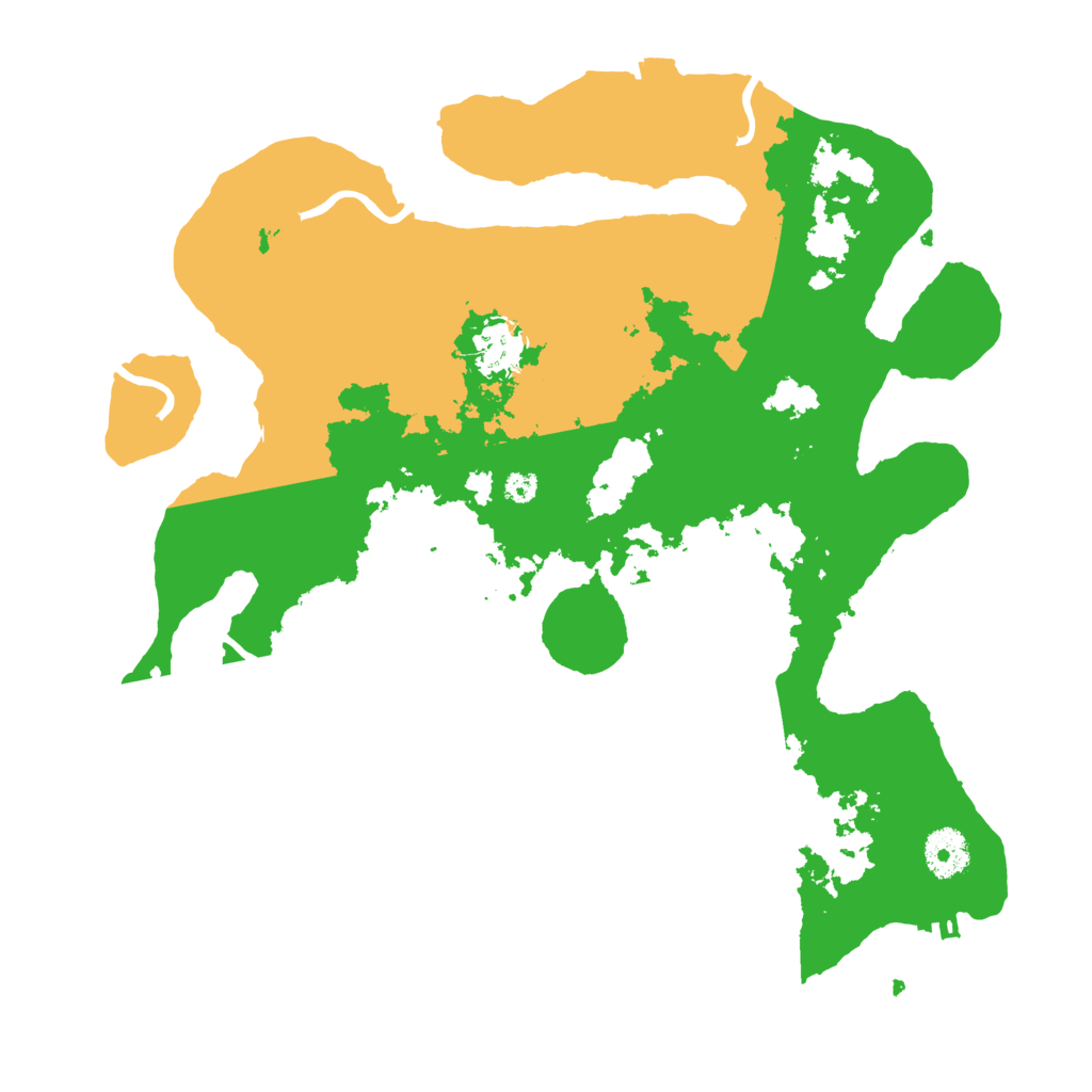 Biome Rust Map: Procedural Map, Size: 3500, Seed: 1028404696