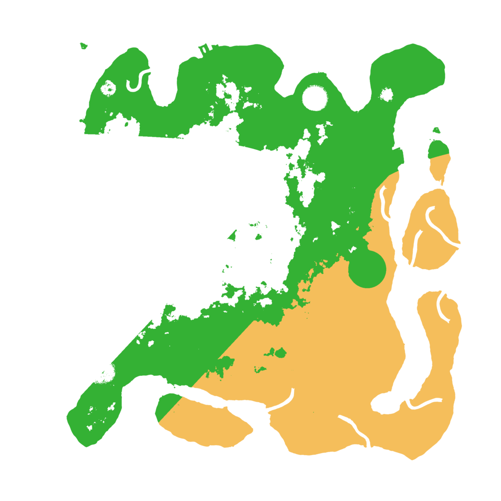 Biome Rust Map: Procedural Map, Size: 3500, Seed: 452759364