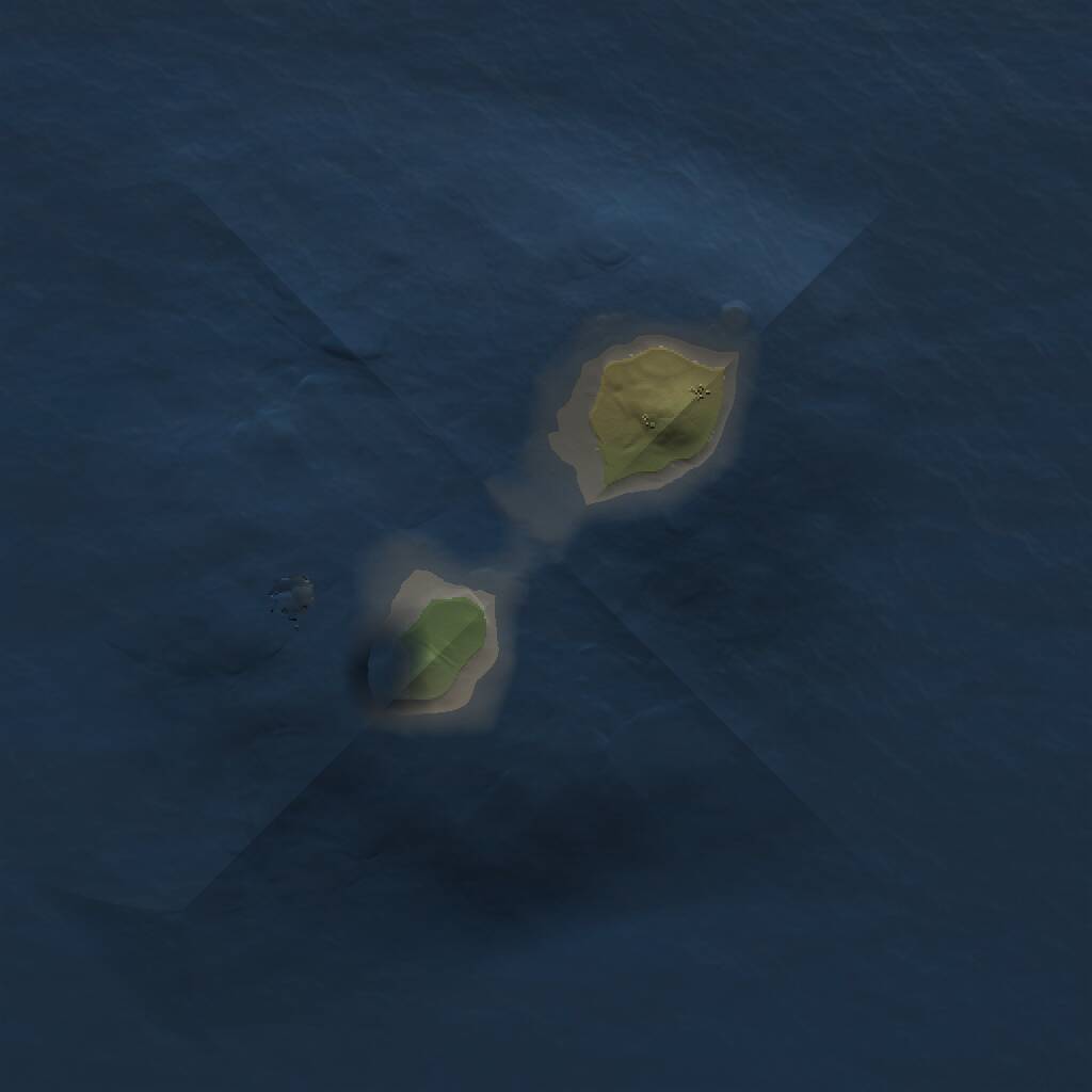 Rust Map: Procedural Map, Size: 1000, Seed: 1514327743, 1 Monuments