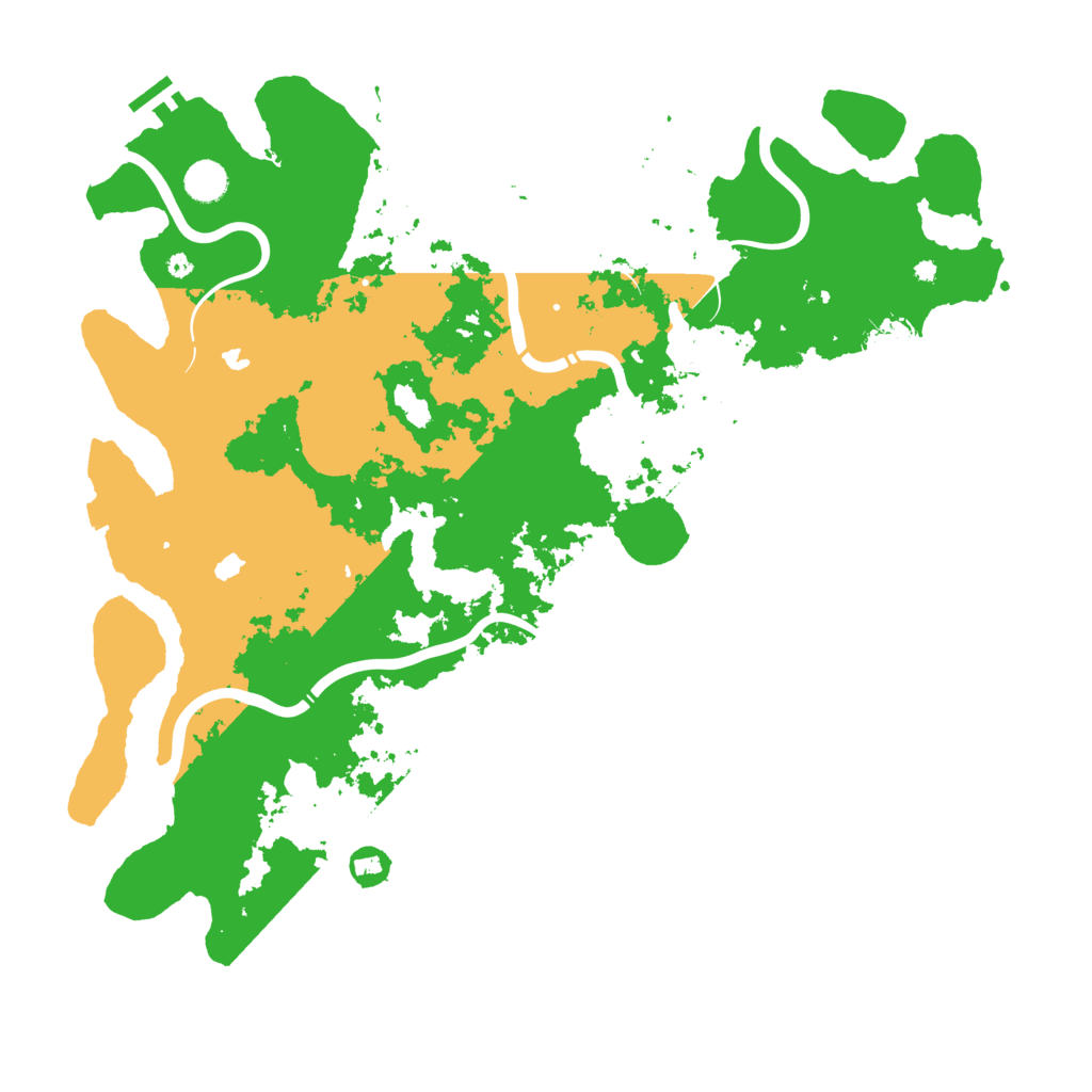 Biome Rust Map: Procedural Map, Size: 4500, Seed: 1437694760