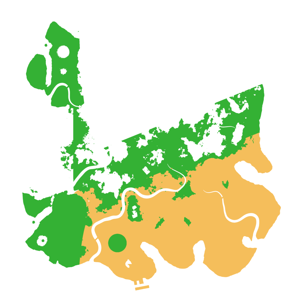Biome Rust Map: Procedural Map, Size: 4200, Seed: 859599672
