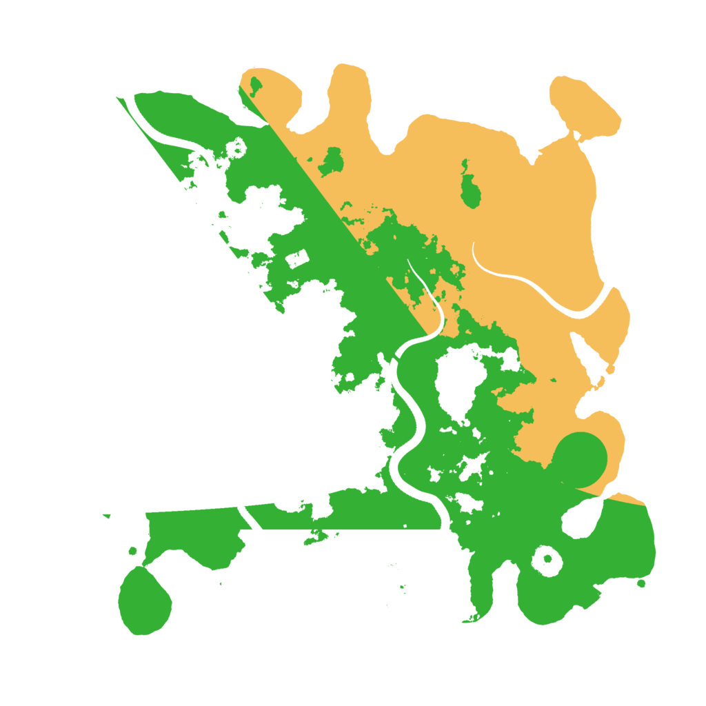Biome Rust Map: Procedural Map, Size: 3500, Seed: 880886809