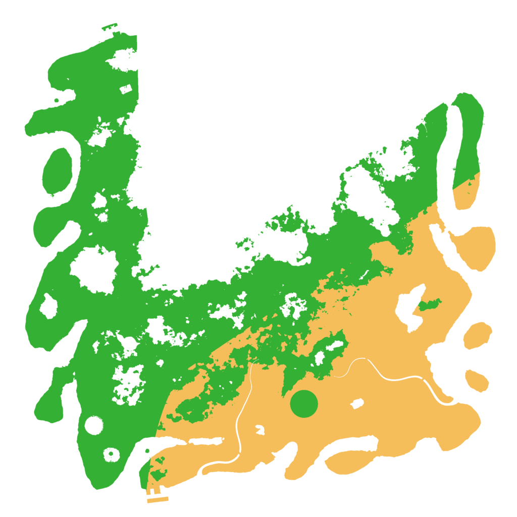 Biome Rust Map: Procedural Map, Size: 4919, Seed: 63463
