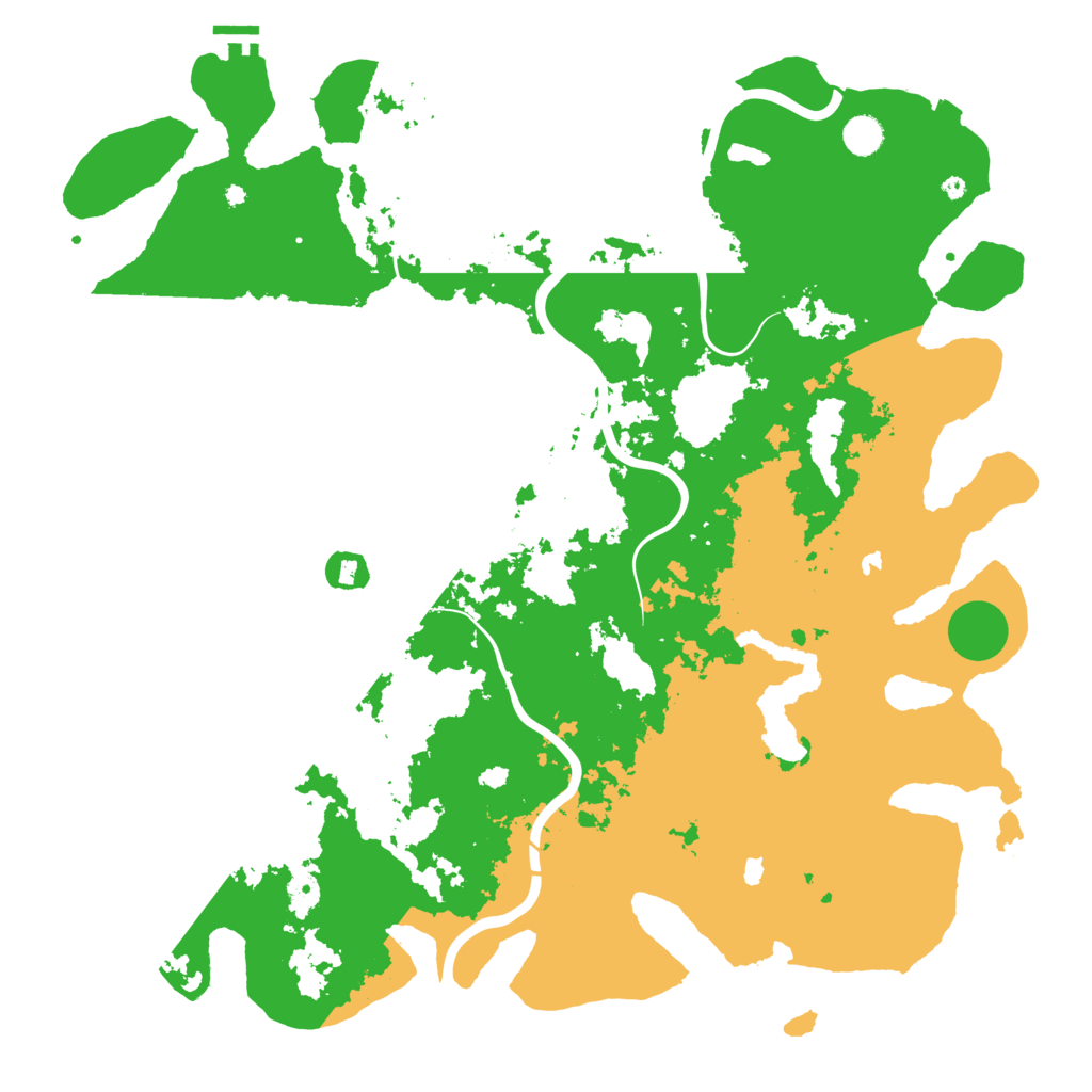 Biome Rust Map: Procedural Map, Size: 4800, Seed: 891084317