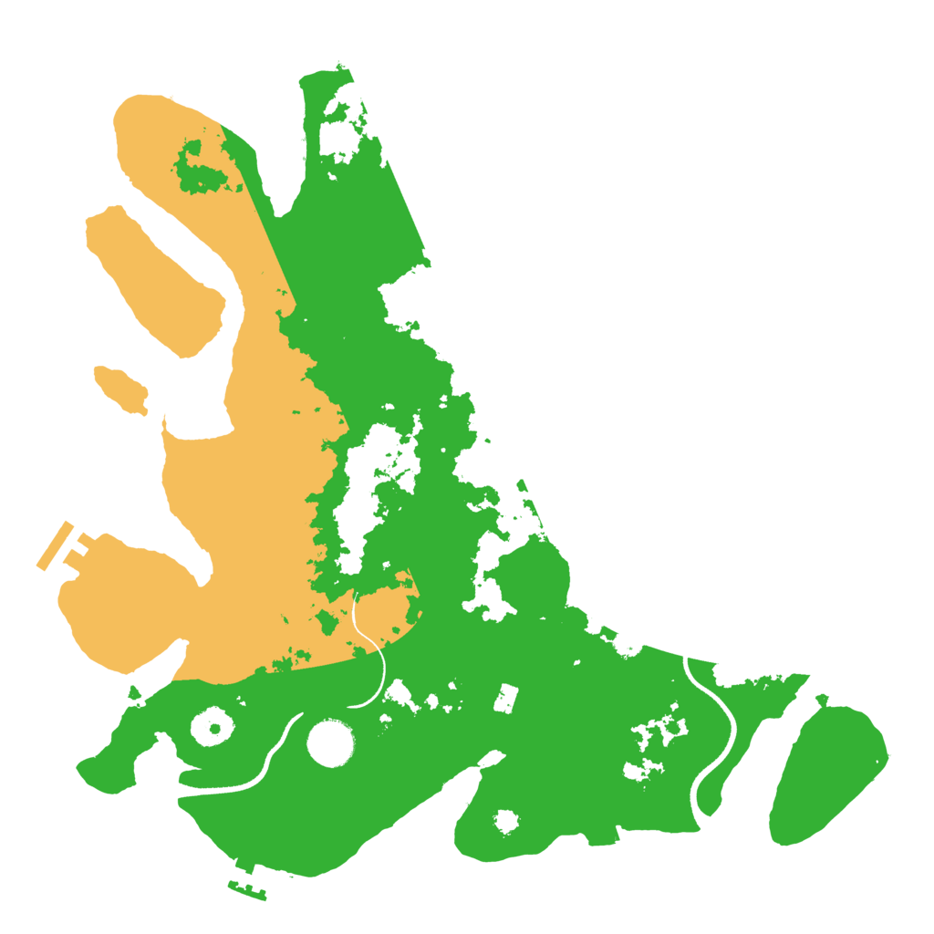 Biome Rust Map: Procedural Map, Size: 3500, Seed: 740773240