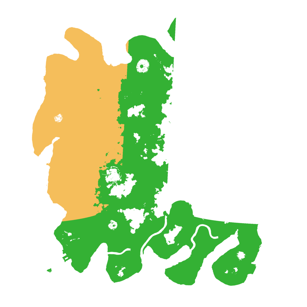 Biome Rust Map: Procedural Map, Size: 3500, Seed: 1029613699