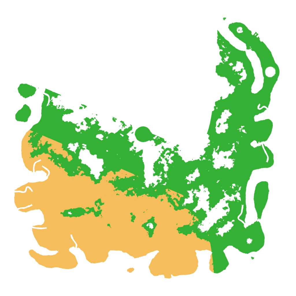 Biome Rust Map: Procedural Map, Size: 5000, Seed: 246832157