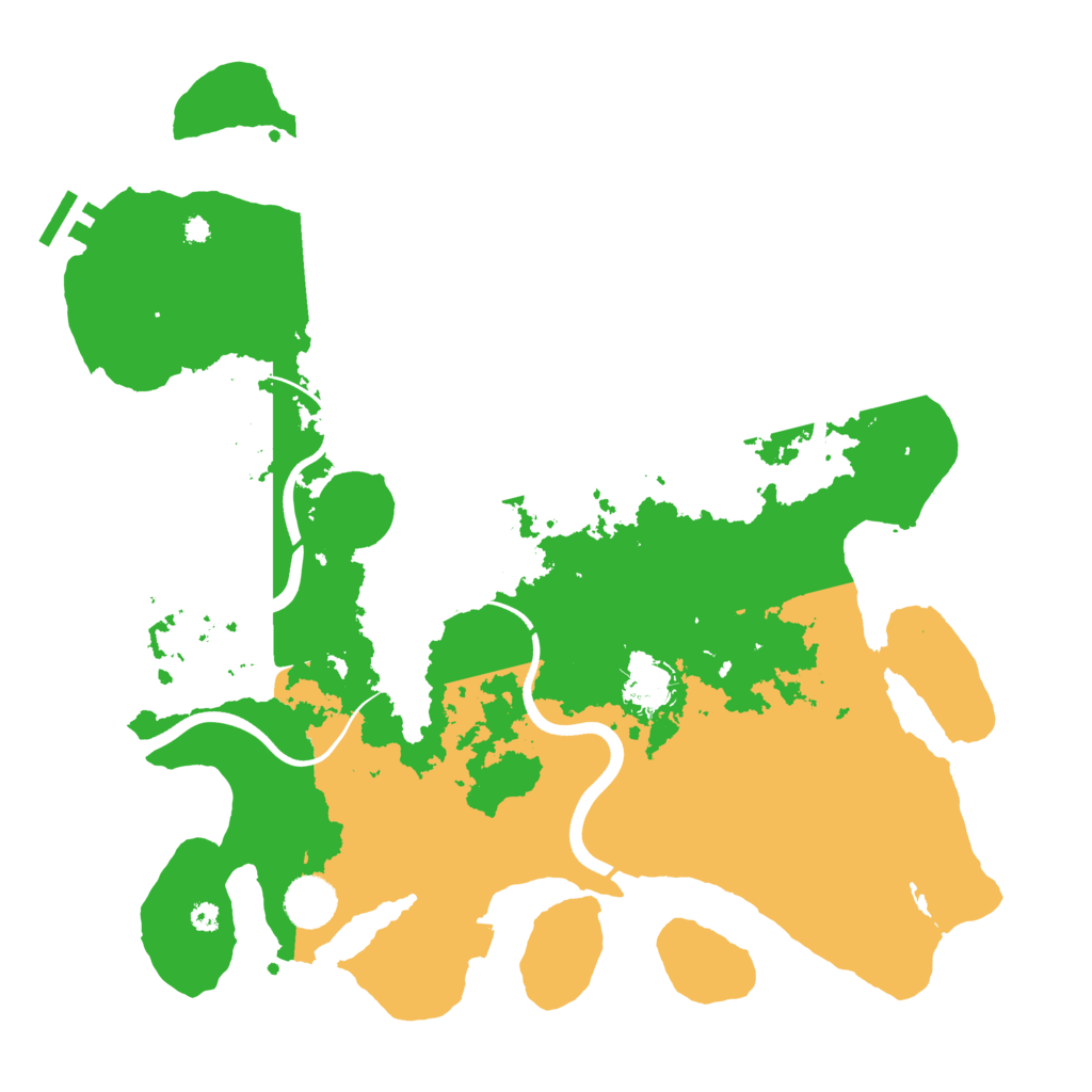 Biome Rust Map: Procedural Map, Size: 3750, Seed: 1400649765