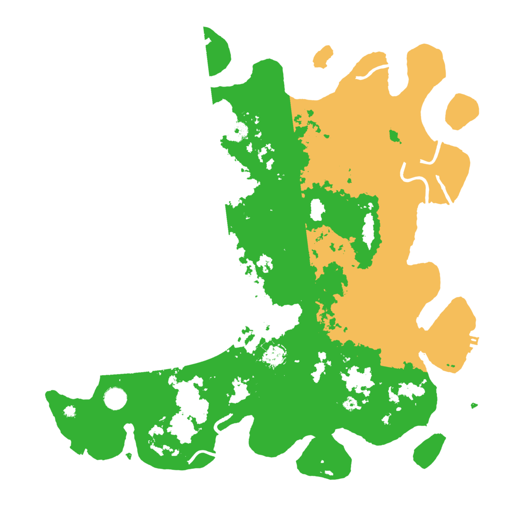 Biome Rust Map: Procedural Map, Size: 4000, Seed: 74291