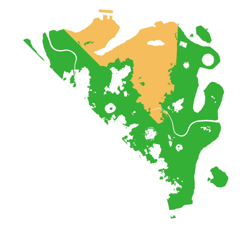 Biome Rust Map: Procedural Map, Size: 3550, Seed: 918762353