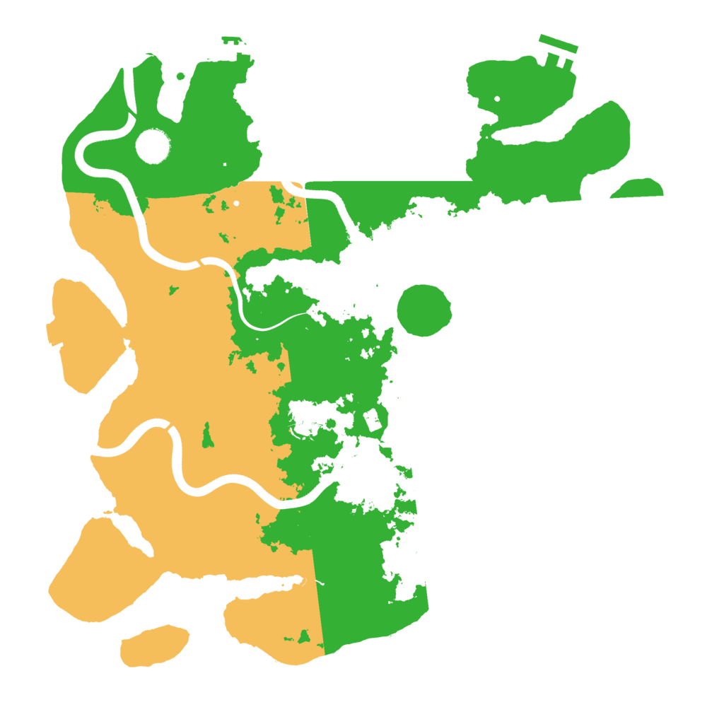 Biome Rust Map: Procedural Map, Size: 3700, Seed: 1098150050