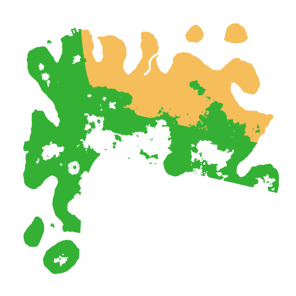 Biome Rust Map: Procedural Map, Size: 3500, Seed: 439159815