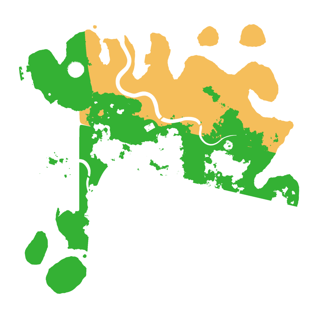 Biome Rust Map: Procedural Map, Size: 3500, Seed: 439159815