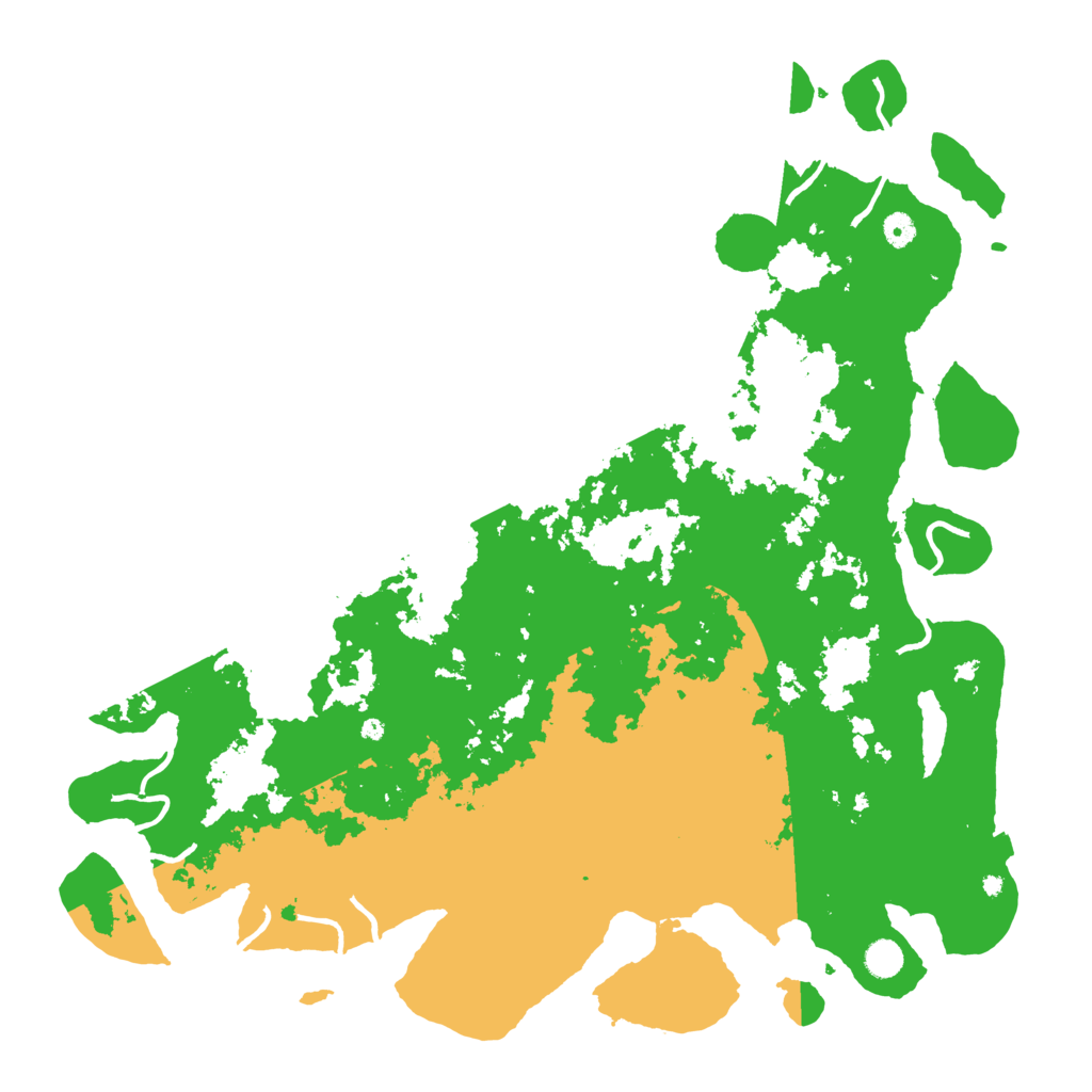Biome Rust Map: Procedural Map, Size: 5000, Seed: 67483499