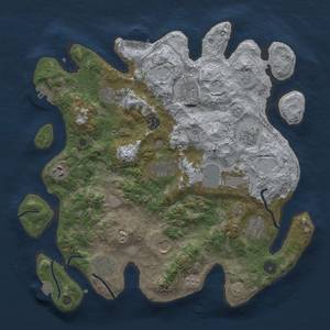 Thumbnail Rust Map: Procedural Map, Size: 3750, Seed: 85192209, 19 Monuments