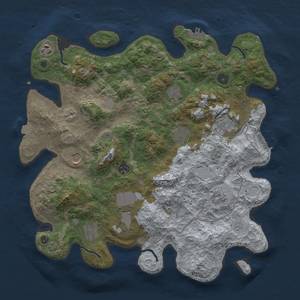 Thumbnail Rust Map: Procedural Map, Size: 4000, Seed: 1389214348, 18 Monuments