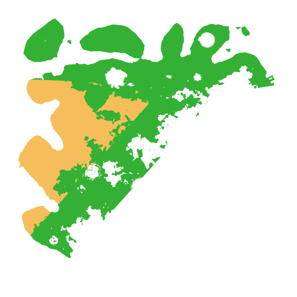 Biome Rust Map: Procedural Map, Size: 3500, Seed: 83364012