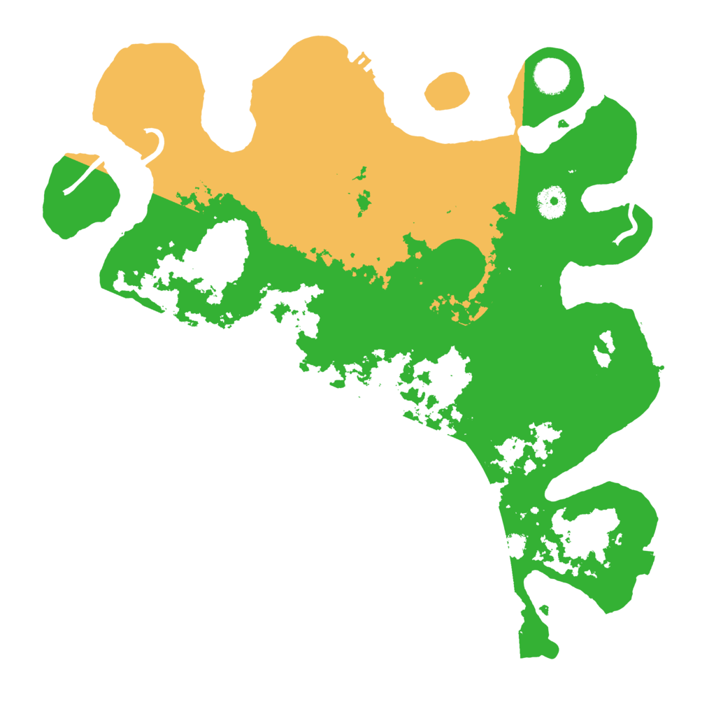 Biome Rust Map: Procedural Map, Size: 3500, Seed: 1000468370