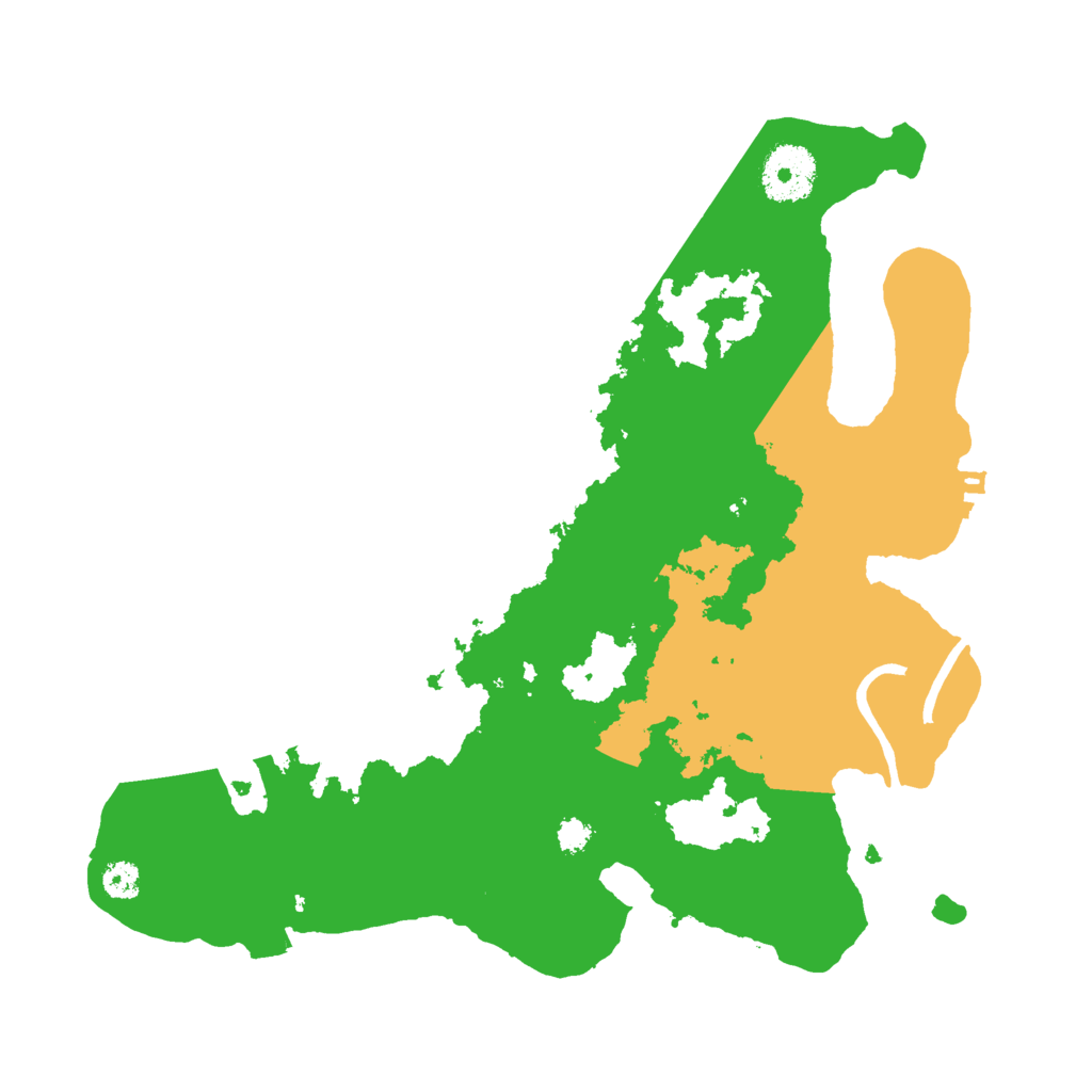 Biome Rust Map: Procedural Map, Size: 3000, Seed: 6118