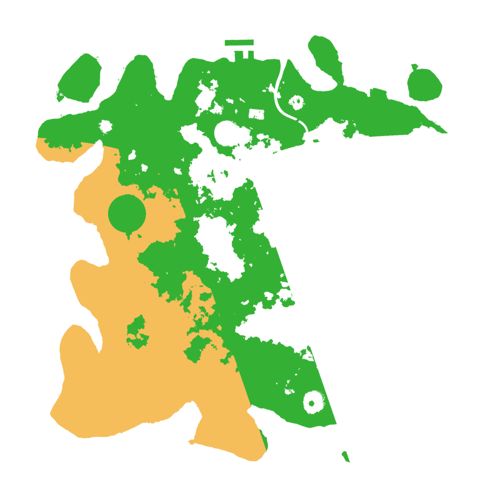 Biome Rust Map: Procedural Map, Size: 3500, Seed: 1065807083