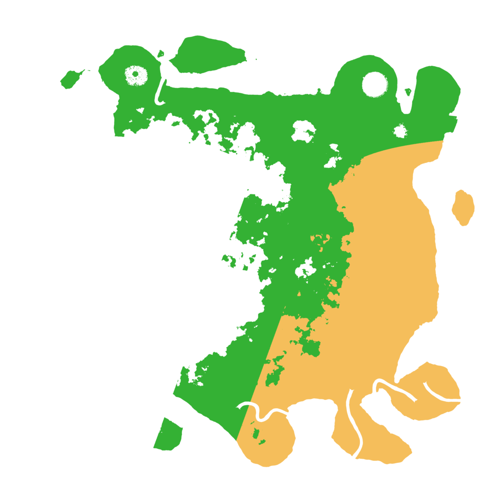 Biome Rust Map: Procedural Map, Size: 3500, Seed: 15022024