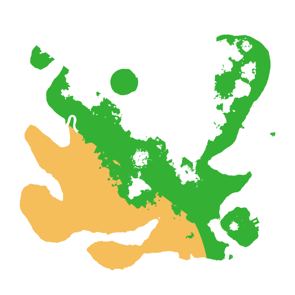 Biome Rust Map: Procedural Map, Size: 3000, Seed: 87401244