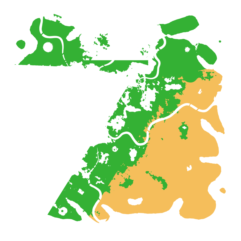 Biome Rust Map: Procedural Map, Size: 4300, Seed: 612844225