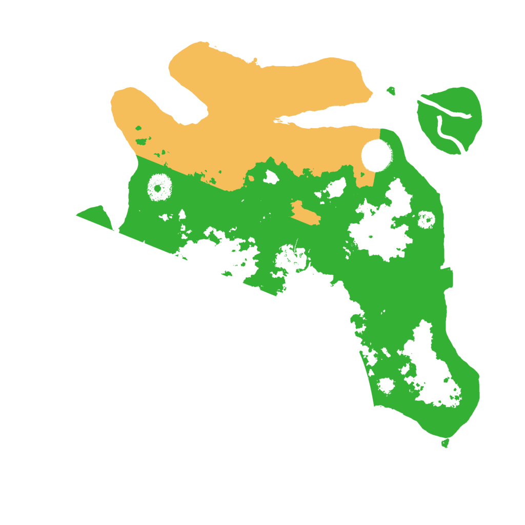 Biome Rust Map: Procedural Map, Size: 3000, Seed: 9705624