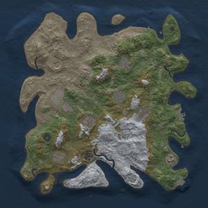 Thumbnail Rust Map: Procedural Map, Size: 3850, Seed: 347320027, 18 Monuments