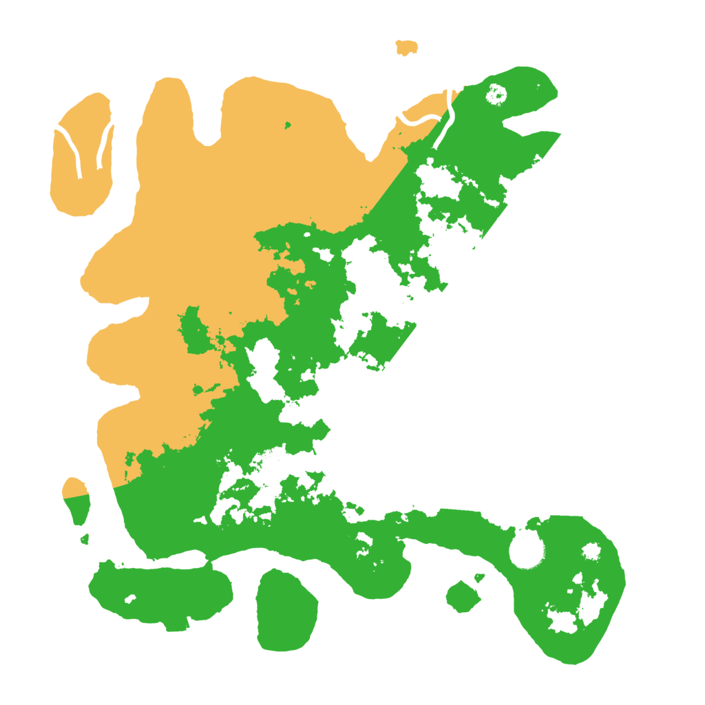 Biome Rust Map: Procedural Map, Size: 3500, Seed: 507485564