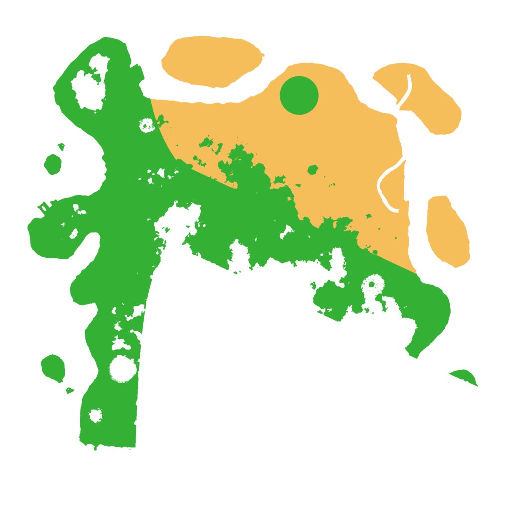 Biome Rust Map: Procedural Map, Size: 3500, Seed: 1002919899