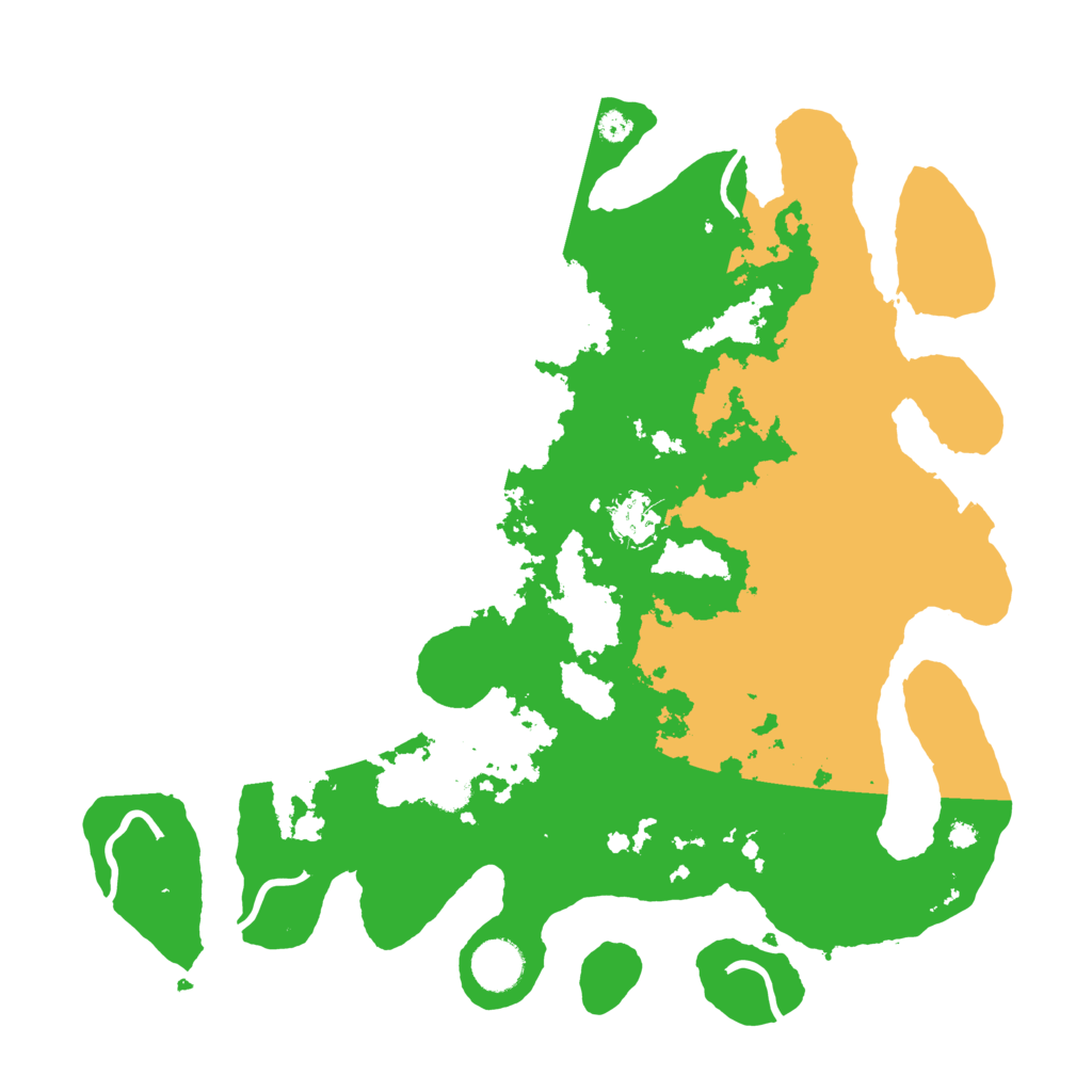 Biome Rust Map: Procedural Map, Size: 3700, Seed: 20633752