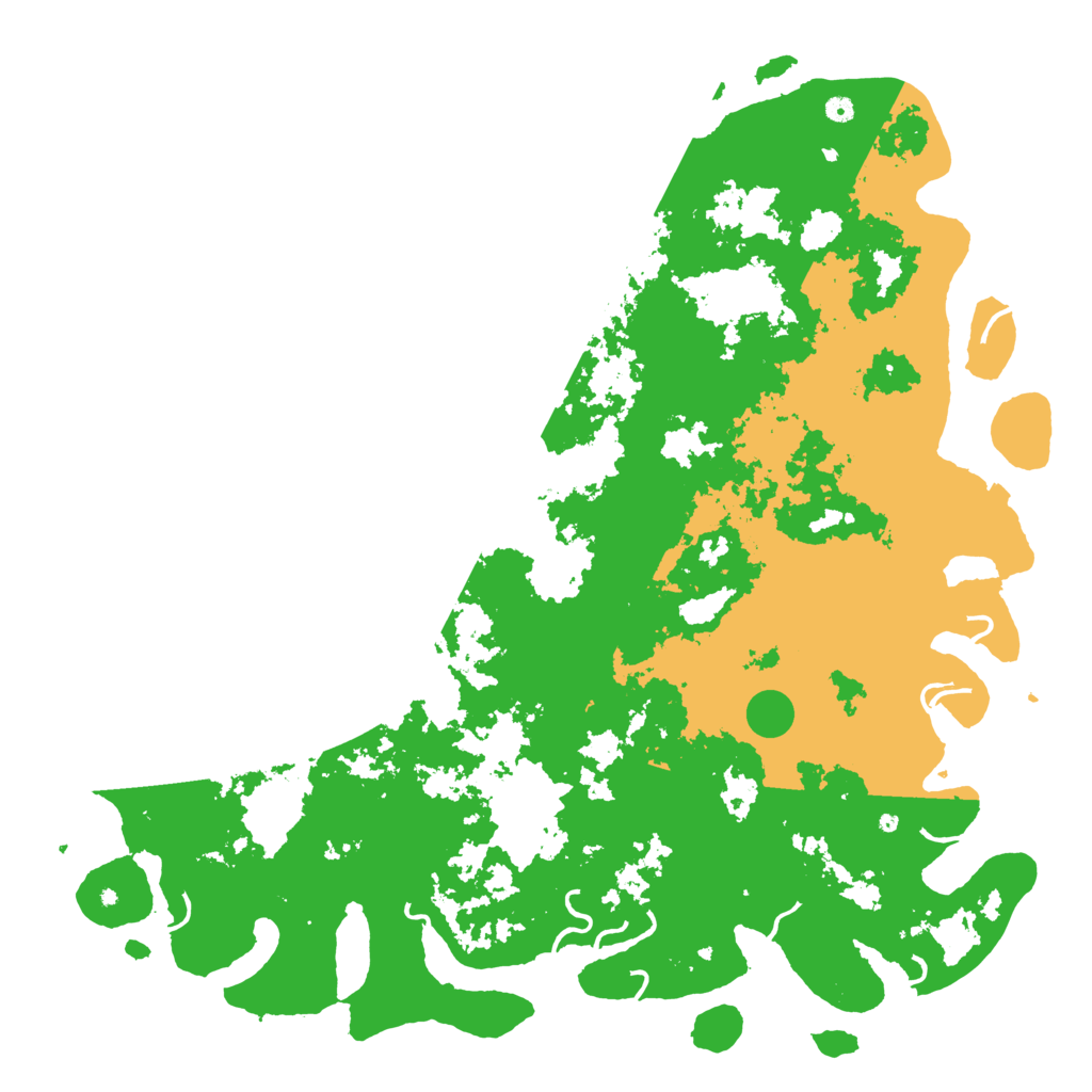 Biome Rust Map: Procedural Map, Size: 6000, Seed: 297153317